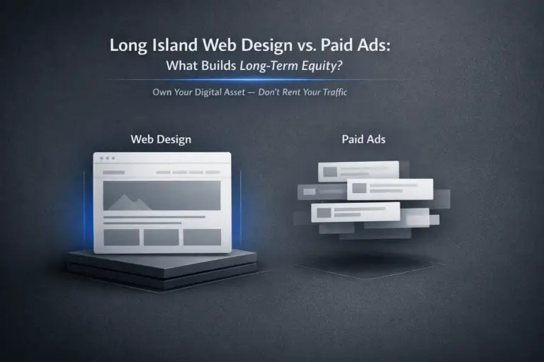 Long Island Web Design vs. Paid Ads: What Builds Long-Term Equity?