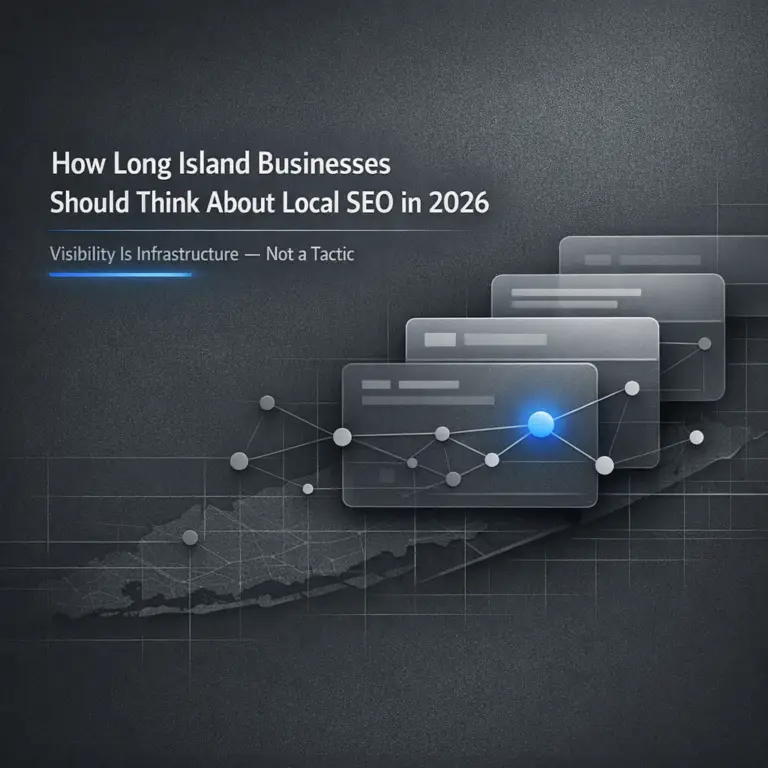 How Long Island Businesses Should Think About Local SEO in 2026 | Four Point Web Studio