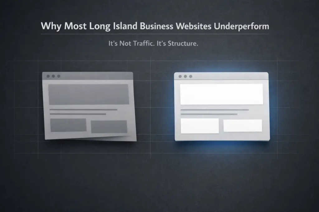 Why Most Long Island Business Websites Underperform | Four Point Web Studio