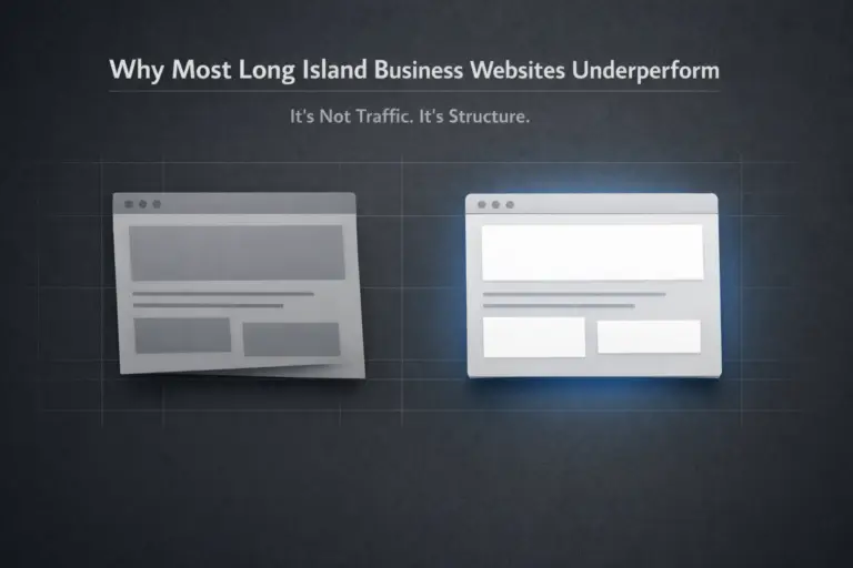 Why Most Long Island Business Websites Underperform | Four Point Web Studio