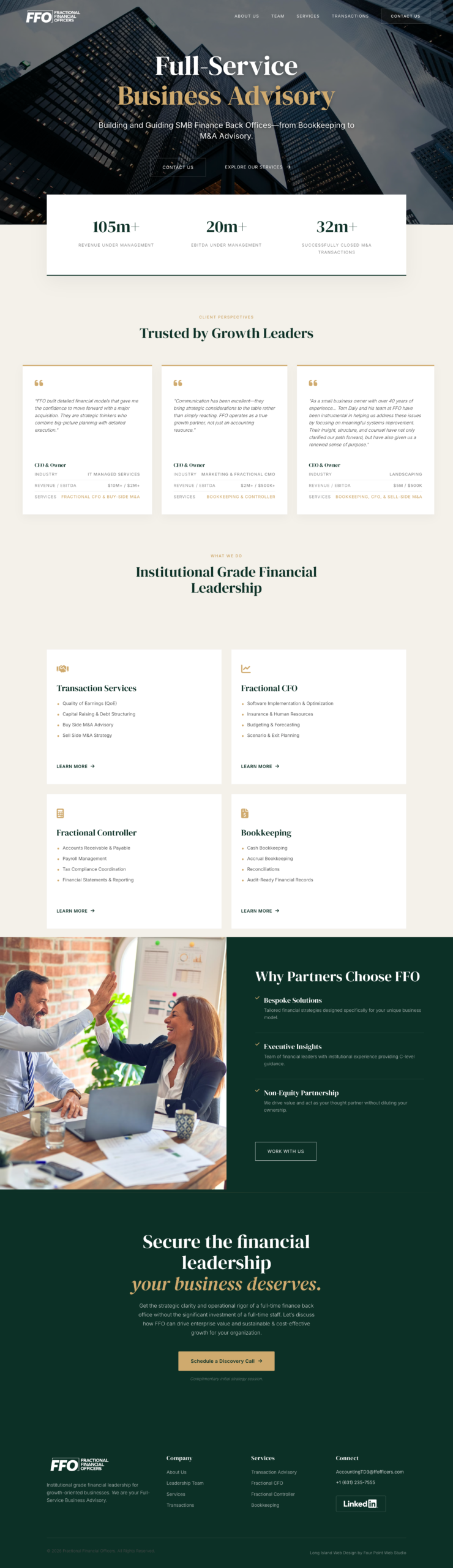 Fractional Financial Officers Website